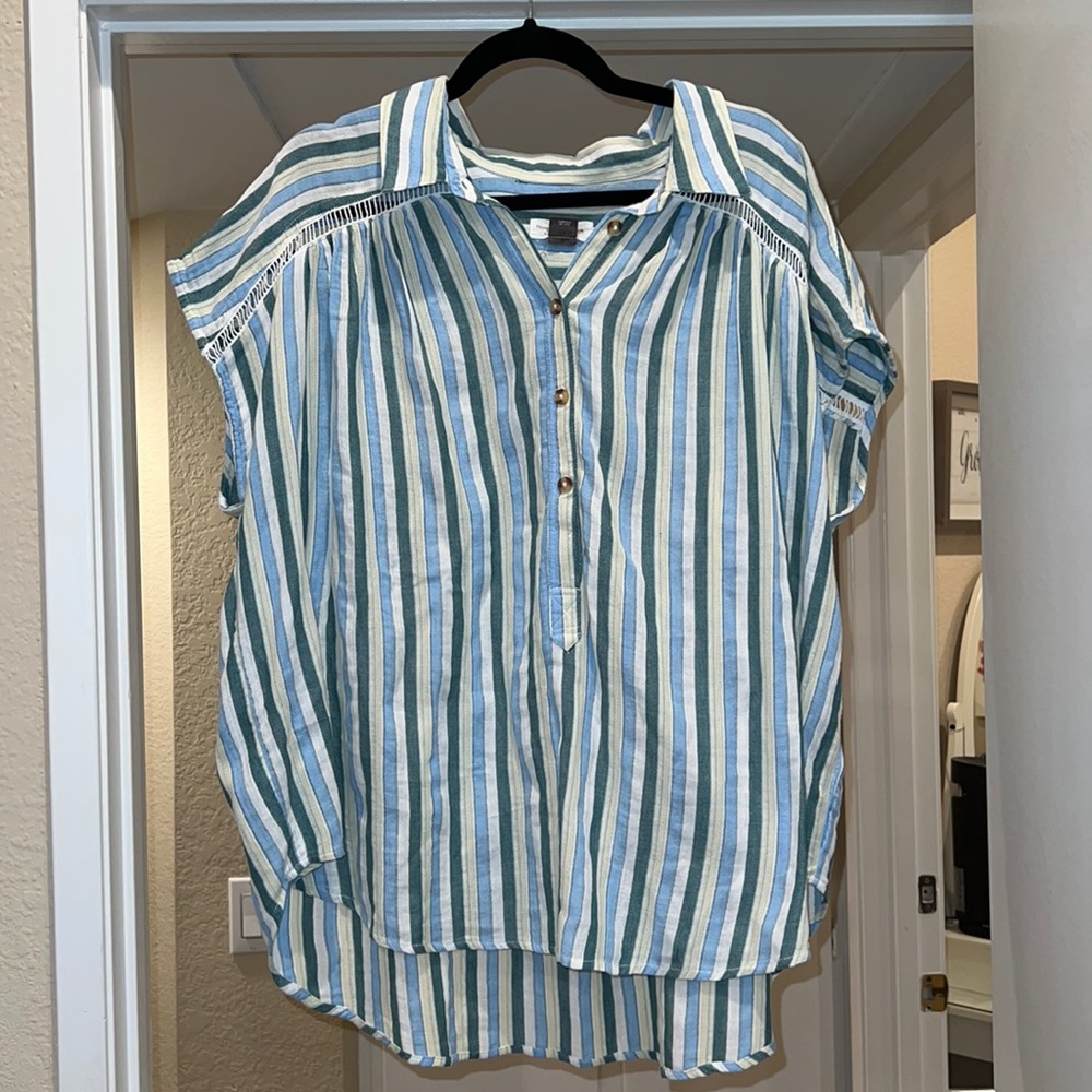 Pilcro Striped Shirt